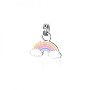 Mini Charm "arcobaleno smaltato"